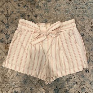 tie waist shorts